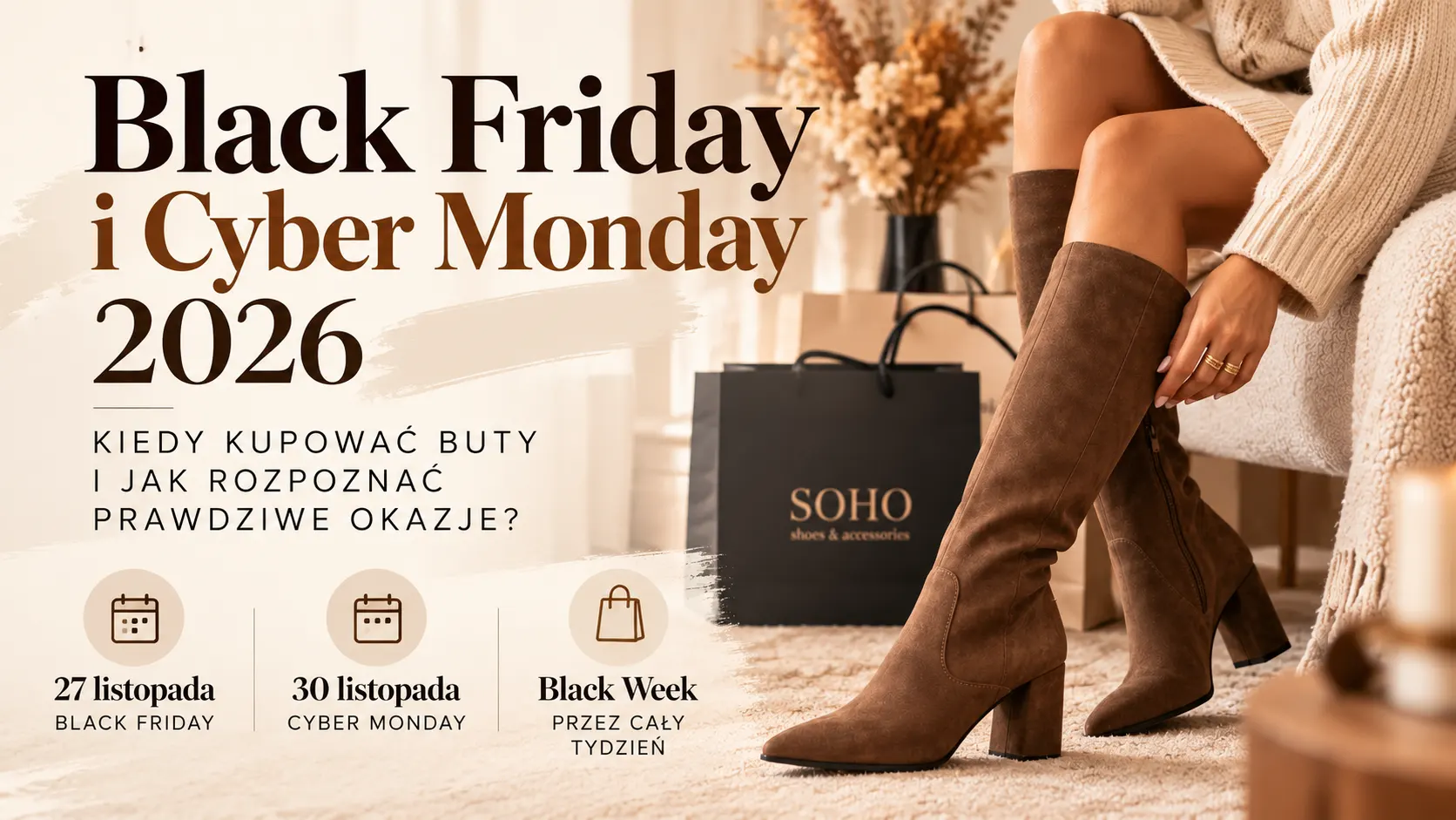 Black Friday i Cyber Monday 2026 – kiedy kupować buty i jak rozpoznać prawdziwe okazje?