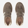 Filippo 6776 beżowe sneakersy damskie zamszowe na platformie