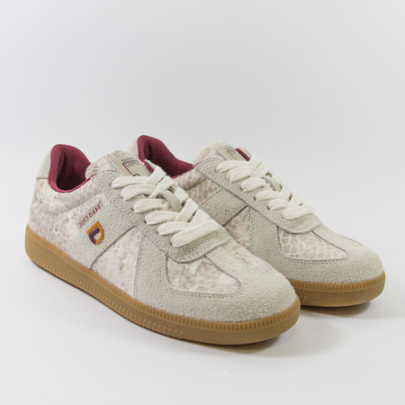 Sneakersy damskie DANIEL LOPEZ Beżowe Skórzane Półbuty zamszowe 4032