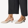 Marco Tozzi 29514 czółenka damskie beżowe slingback skóra