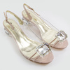 Scaviola S-239 sandały damskie beżowe silikonowe eleganckie