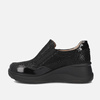 Sneakersy damskie FILIPPO Czarne skórzane półbuty na koturnie 6473