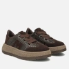 Filippo 7978 brązowe sneakersy damskie skórzane na platformie