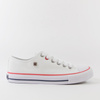 Trampki damskie BIG STAR Białe półbuty sneakersy tenisówki TT274022