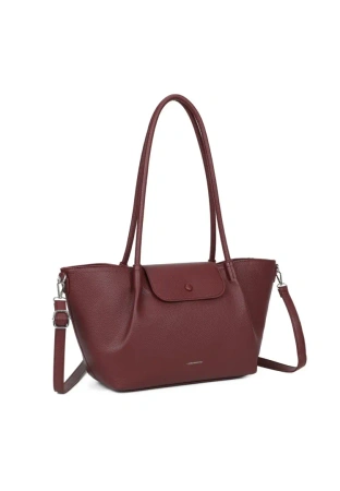 Luigisanto RX268118 bordowa duża torebka damska shopperka A4