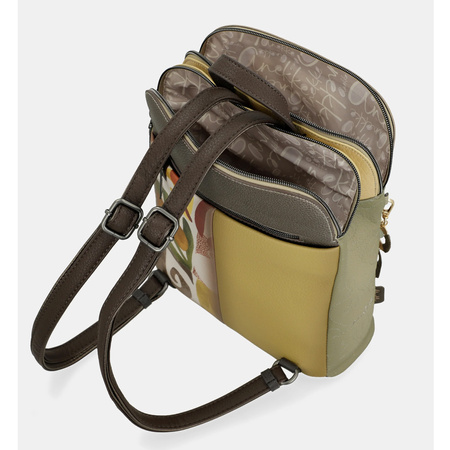 Plecak damski ANEKKE MUSE Kwadratowy z dwoma komorami 42705-073