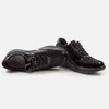 Filippo DP6352 sneakersy damskie skórzane czarne na koturnie