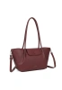 Luigisanto RX268118 bordowa duża torebka damska shopperka A4