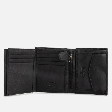 Portfel Męski duży PIERRE CARDIN Skórzany Elegancki czarny RFID Tilak15 326
