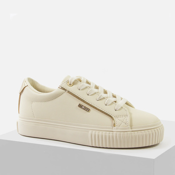 Trampki damskie BIG STAR Beżowe półbuty sneakersy tenisówki SS274027