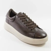 Cambell 19379 brązowe sneakersy damskie skórzane na platformie