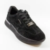 Goodin 1079 czarne sneakersy damskie zamszowe na platformie