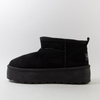 Śniegowce damskie EMU Botki na platformie czarne ocieplane na zimę GB-002