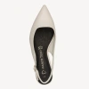 Marco Tozzi 29514 czółenka damskie beżowe slingback skóra