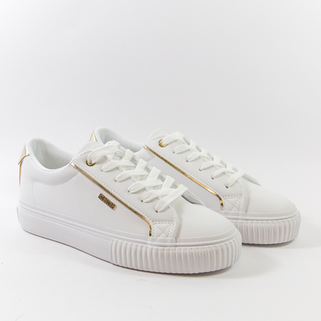Trampki damskie BIG STAR Białe półbuty sneakersy tenisówki SS274026