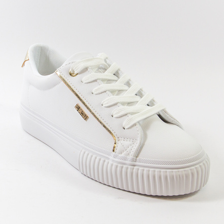 Trampki damskie BIG STAR Białe półbuty sneakersy tenisówki SS274026