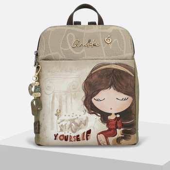 Plecak damski ANEKKE MUSE Kwadratowy z dwoma komorami 42705-073