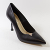 Czółenka damskie KOTYL Szpilki Skórzane Czarne na obcasie eleganckie 8525