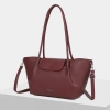 Luigisanto RX268118 bordowa duża torebka damska shopperka A4