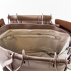 Torebka damska Shopperka Khaki Z paskami 885587