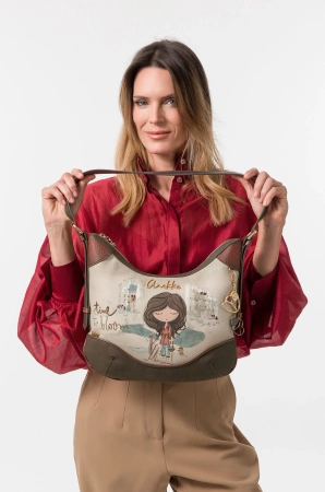 Anekke Tulip 43702-175 torebka damska worek hobo na ramię