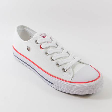 Trampki damskie BIG STAR Białe półbuty sneakersy tenisówki TT274022