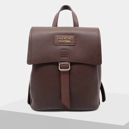 Valentino Creations VA-7085 brązowy plecak damski z klapą