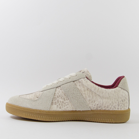 Sneakersy damskie DANIEL LOPEZ Beżowe Skórzane Półbuty zamszowe 4032