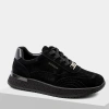 Goodin 1079 czarne sneakersy damskie zamszowe na platformie