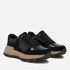 Filippo 7988 czarne sneakersy damskie skórzane na platformie