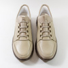 Półbuty damskie RIEKER Beżowe sportowe sneakersy Antistress wsuwane N1357