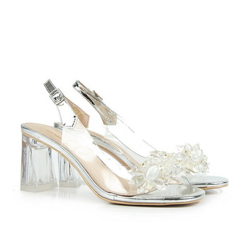 Sandały damskie SOHO silikonowe MR-C1 Silver