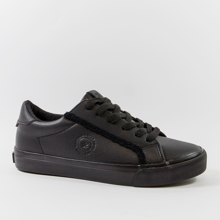 Trampki damskie BIG STAR Czarne półbuty sneakersy tenisówki SS274221