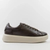 Cambell 19379 brązowe sneakersy damskie skórzane na platformie