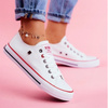 Trampki damskie BIG STAR Białe półbuty sneakersy tenisówki TT274022