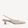 Marco Tozzi 29514 czółenka damskie beżowe slingback skóra