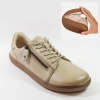 Potocki 19503 Beżowe skórzane półbuty damskie barefoot