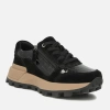 Filippo 7988 czarne sneakersy damskie skórzane na platformie