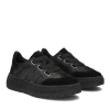 Filippo 7978 czarne sneakersy damskie skórzane na platformie