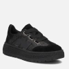 Filippo 7978 czarne sneakersy damskie skórzane na platformie