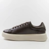 Cambell 19379 brązowe sneakersy damskie skórzane na platformie