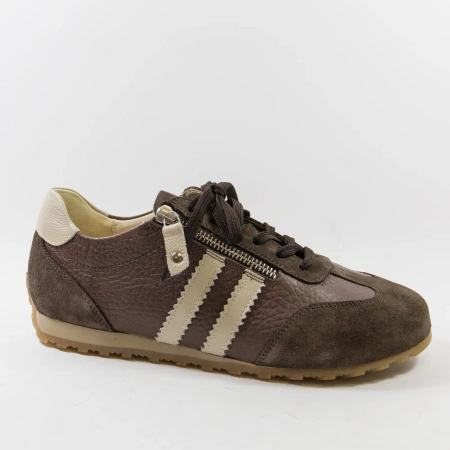 Kampa N1455 Brązowe półbuty damskie skórzane barefoot