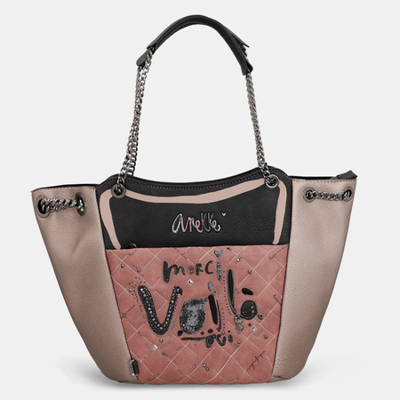 Torebka ANEKKE  Duża Torba typu tote w stylu paryskim Shopperka 41812-370 
