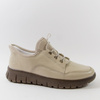 Półbuty damskie RIEKER Beżowe sportowe sneakersy Antistress wsuwane N1357