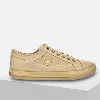 Trampki męskie BIG STAR Beżowe Półbuty Sportowe sznurowane RR174337