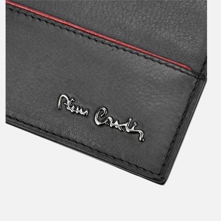 Męski portfel skórzany Pierre Cardin  Czarny elegancki TILAK38 8858A