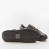 Cambell 19379 czekoladowe sneakersy damskie skórzane na platformie