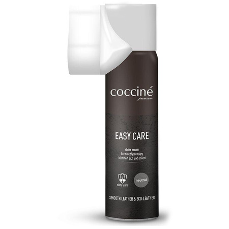 Krem nabłyszczający bezbarwny z gąbeczką - Coccine EASY CARE 75ml