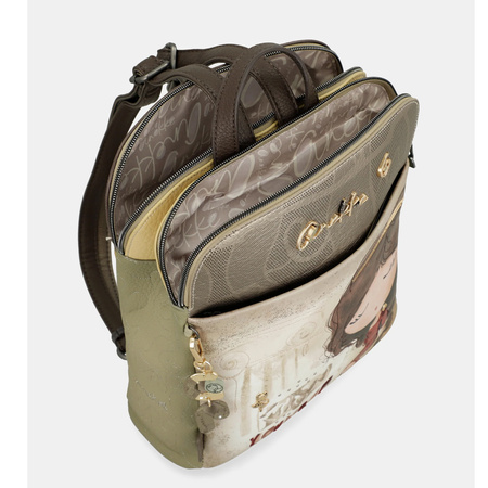 Plecak damski ANEKKE MUSE Kwadratowy z dwoma komorami 42705-073