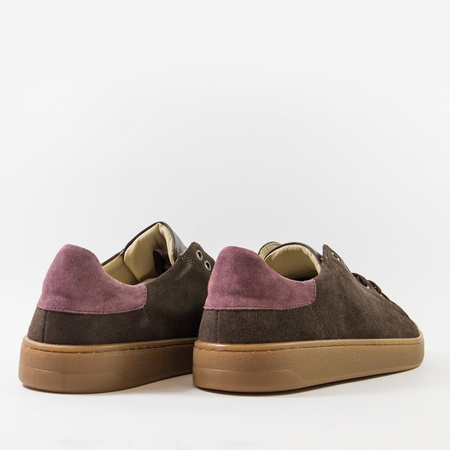 Półbuty damskie KAMPA Barefoot Brązowe Sneakersy Skórzane zamszowe 1120